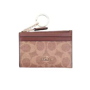 [명품]  카드지갑 가죽 코인 카드슬롯 여성 명품 홀더 동전지갑 시그니처 카