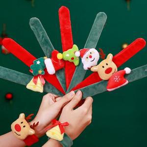 크리스마스 자동팔찌 성탄선물 유치원 커플팔찌 손목밴드 파티용품