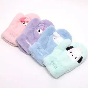 [보리보리/나린키즈]산리오 포근퍼 폴라엄지 장갑 4종 쿠로미 포차코 마이멜로디 시나모롤