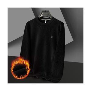 EAMT 남자 맨투맨 추동 청초 자가드 기모 남장티셔츠 패션 캐주얼 도톰 EUNG4