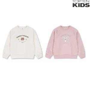 [탑텐키즈](센텀시티점)24년 FW (여아) 테마 멸종위기동물 본딩골벨로아 스웨트셔츠MKE4TR2003
