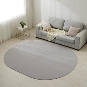 코모아 밍크 극세사 타원형 러그 150x200