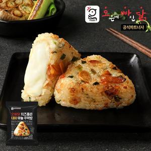 [오빠닭] 치즈품은 대파 마늘 주먹밥 4팩