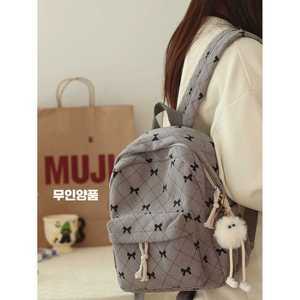 FINETREE 코듀로이백팩 가방 슈펜 미니 뽀글이백팩