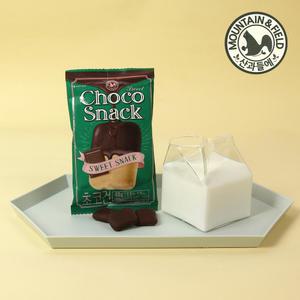 [산과들에] 초코건 10봉 / 초콜릿 건빵 과자 초코 간식