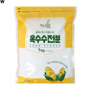 옥수수 옥수수전분가루 자연의선택옥수수전분 자연의선택 옥수수전분 1kg 옥수수가루