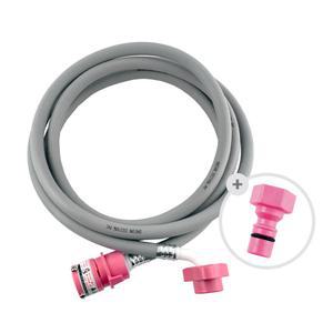 국산 원터치 세탁기호스 1.3M 온수용 급수 세탁 연결호스 연결캡 호수 세탁기설치 교체