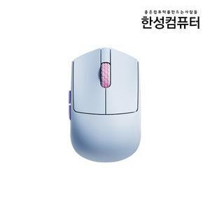 :한성컴퓨터 M5 Nano OfficeMaster 3모드 초경량 유무선 사무용 마우스 (코튼캔디, 무소음)