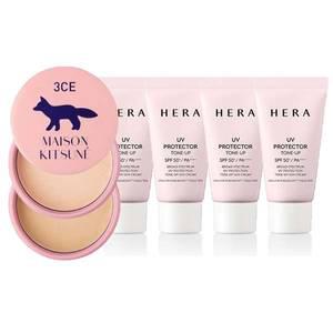 3CE 파우더 구매시 헤라 유브이 프로텍터 톤업 15ml 4개 /레포츠/멀티디펜스/프레쉬 ##