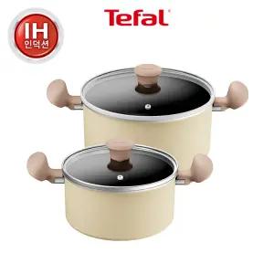 [테팔] 데이지 인덕션 냄비 2종(양수20+양수24)