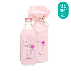 [품질보장] 서울양조장 서울핑크 7.5도 500ml 오양주백련초진달래막걸리