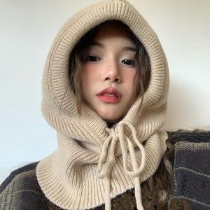 [모두모아]넥워머 겨울 여성 후드 니트 바라클라바 베이지 바바클라바 바나클라바 바리클라바