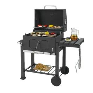 야외용 특대형 훈제 바베큐그릴 직화 훈연 숯불 그릴 불판 화로대 펜션 가정용 훈연기