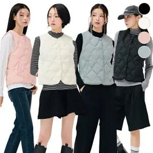 [체이스컬트] LIGHT 다운 물결 퀼팅 VEST/4Color