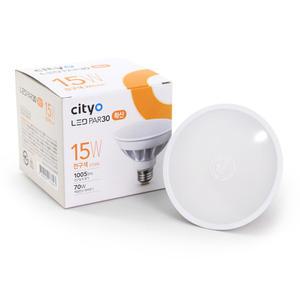 씨티오 LED PAR30 15W 확산형 전구색(2700K) E26