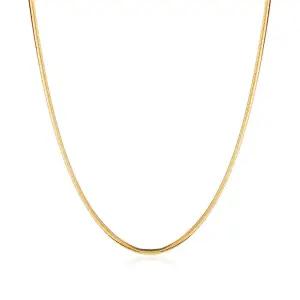 18K 글로시 2mm 스네이크 뱀줄 체인 목걸이 IRN40650