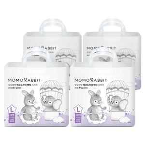 모모래빗 에코드라이 안심 샘방지 팬티형 아기기저귀 남여공용 대형(L) 112매