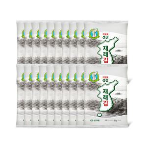 지도표성경김 잘라먹는 재래 전장김 20g 20봉