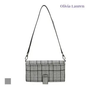 [올리비아로렌ACC] 체크 프린트 가죽지갑_VYCWAYS1111