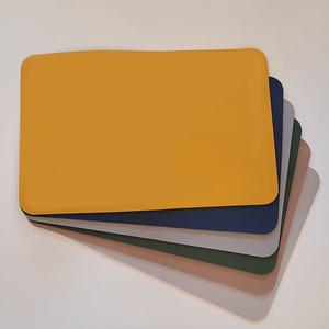 1+1 사소한진심 양면 가죽식탁매트 방수 식탁테이블매트 2장