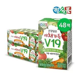 [베지밀]정식품 베지밀 건강담은 야채가득 V19 145ml 48팩