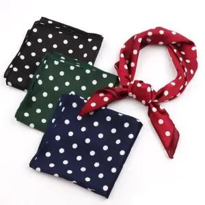 땡땡이 도트 쁘띠 스카프 단체 선물 의상 소품