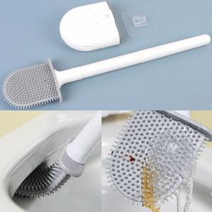 부착식 변기닦이청소솔 변기물나오는곳닦는브러쉬 욕실닦이
