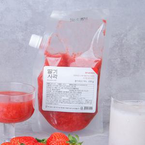 딸기 사각 530g 1팩