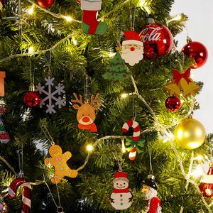 크리스마스 오너먼트 만들기 diy 세트 산타 트리 우드 색칠 미술 키트 초등 돌봄 방과후 수업 재료 교구