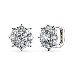 [도로시] 14k 로얄 블룸 랩 다이아몬드 5부_IGI 링귀걸이(약 2.6CT)