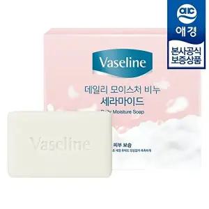 [애경]바세린 데일리 모이스처 비누 세라마이드 100g 10입 x1개