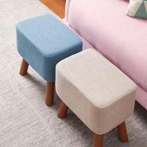 발받침 소형 스툴 사각 받침대 발걸이 소파 발의자