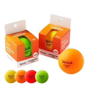 볼빅 파크골프공 협회인증 파크팝 3피스 칼라 무광 파크골프볼 정품