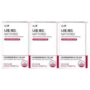 닥터포틴 나토레드 500mg x 30캡슐 3개 / 써클