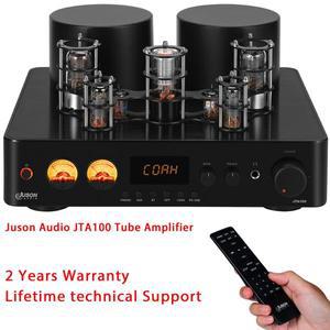 Juson Audio JTA100 RMS200W 통합 스테레오 하이브리드 튜브 앰프 BT5.0 턴테이블 오디오 수신기 용 USB RC