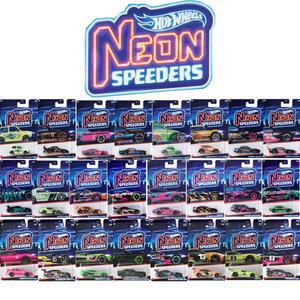 마텔 핫휠 1/64 네온 스피더 시리즈 2025 믹스 1 수집용 자동차 다이캐스트 차량