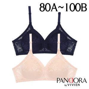 [판도라by비비안]A/B컵 풀컵 레이스 노와이어 몰드브라1종(PBR7172)80A-100B