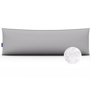 YZ HOME 메모리 폼 바디 베개 삽입물 - 전신 측면 침목을 위한 부드럽고 큰 롱 침대 베개((20x54인치, 회색)