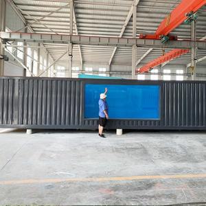 20피트 조립식 컨테이너 수영장 (지상 설치형 여과 시스템 및 창문 ) - 고급 빌라 리조트 정원 야외용