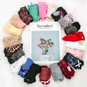 랜덤팬티 10장 여성 레이스 햄라인 망사팬티 면스판 빅사이즈