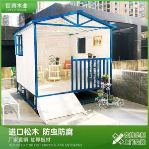 6평 농막 이동식구들막 조립식 모듈러 옥외 보관실 자동차 공사장 파라솔 스타 천장 마당