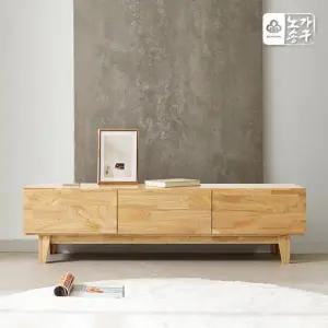 [착불배송]  델마 원목 거실장 1500