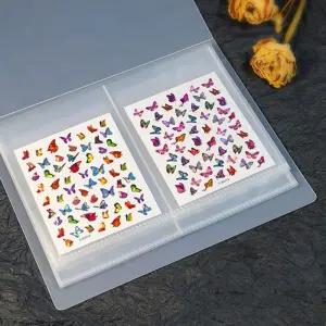 스티커보관함 네일 스티커 북 수납 투명 네일도구