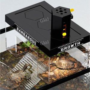 거북이 육지 쉼터 터틀홈 반수생거북이 꾸미기 계단 장식 플레이스 거북이은신처 소형