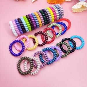 스프링 전화선 꼬불이 머리끈 헤어끈 머리고무줄 헤어악세사리 RD-10146