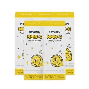[헤이데일리][공식판매처] 헤이데일리 NMN-C 엔엠엔씨 천연 NMN 비타민C 레몬맛 10포, 5개