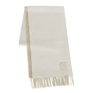 로에베 25FW 울 캐시미어 머플러 아이보리샌드 F811251X06 2186