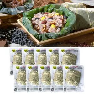 김봉찬 명인 연잎밥 10팩 약선 영양밥 12가지 곡물 찹쌀 잡곡 냉동 간편식 명인 홈쇼핑