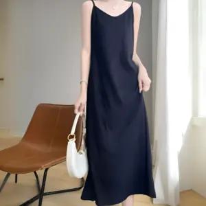 플리츠 원피스 클라우드퍼프 나시 민소매 여성 롱 여름 원피스