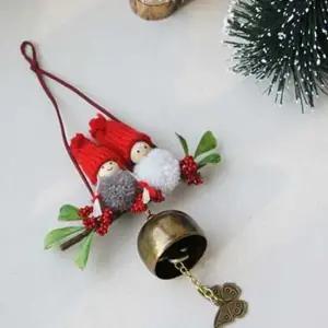 크리스마스 분위기가 나는 산타 레드후드 도어벨 현관종 현관벨 종 크리스마스종 벽장식